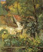 Paul Cezanne The House of Pere Lacroix in Auvers Spain oil painting artist